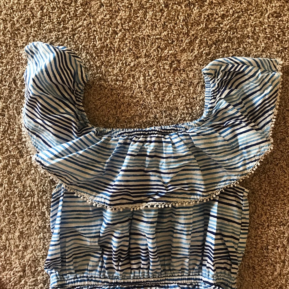 Faded Glory Blue and White Striped Dress - Picture 5 of 5